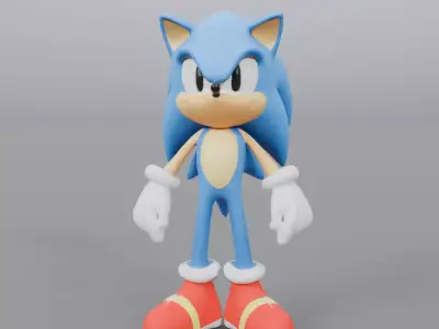 SONIC 3D model