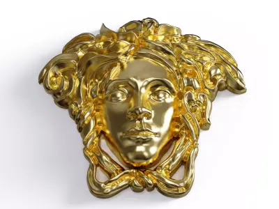 Medusa Pendant 7 Sizes STL for Jewelry Casting 3D print model