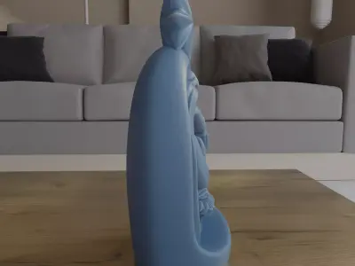 Modern Minimalist Nativity Scene STL 3D Print Model 3D print model