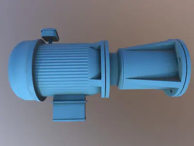 Pump 3D Model Low-poly 3D model purchase