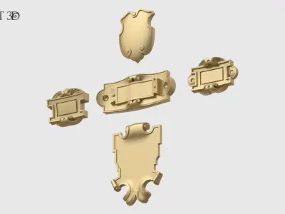 Mini Cartouche Set 3D print model