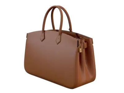 Louis Vuitton bag ALL SET Brown Leather 3D model