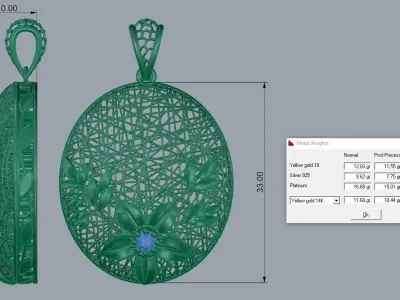 Ultra Vision Pendant  3D print model purchase