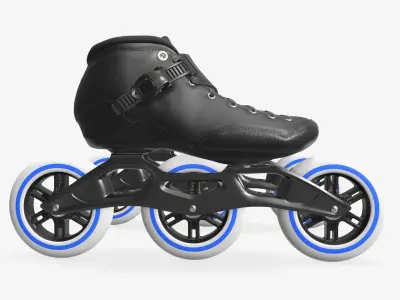 Roller skates racing  3D model