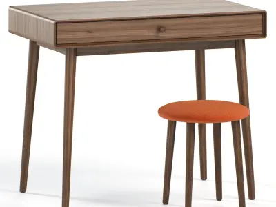 La Redoute Dressing Miji 1 Drawer Desk 3D model