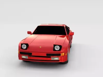 Porsche 944 new rev 3D model