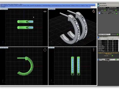 earrings 3D print model order