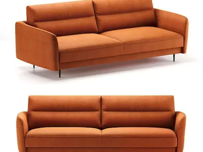 Ginger Sofa  High-Quality 3D Model 3D model