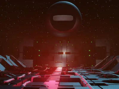 Sci-fi environment  Free 3D model