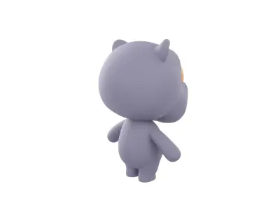 Character141 Rigged Rhino 3D model