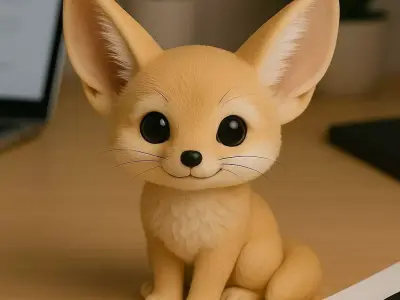 Fennec - Kawaii Animals Collection 3D print model