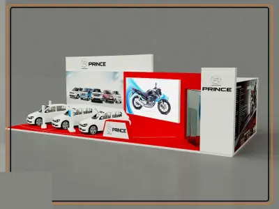 Exhibition stand design  3D model