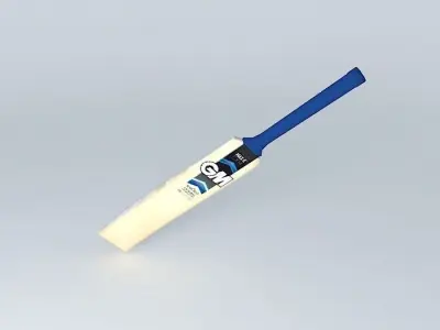 GM OCTANE F2Cricket BatWith Graphics Free 3D model