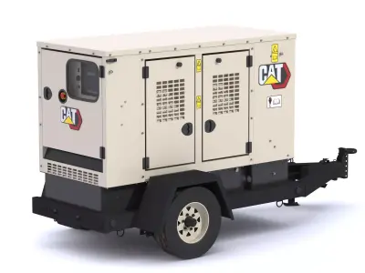 CAT Mobile Generator Set XQ35 Tier 4 3D model
