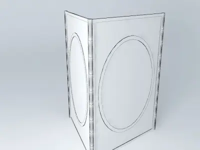 Ivory Valentine Edwardian Deskette Free 3D model