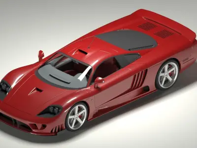 Sport Car  3D model 2