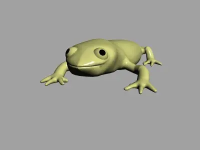 Cartoony Lizard 3D model