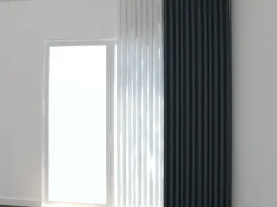Curtain 01 3D model