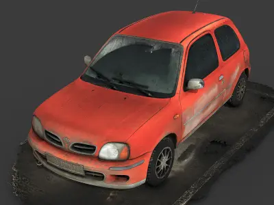 Nissan Micra K11 RAW Scan 3D model