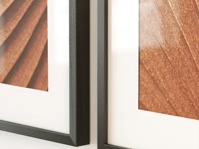 Pair Posters Set 3D model