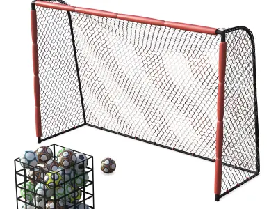 Soccer Gates 3D model