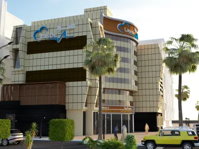 hospital building where hotel is located 3D model