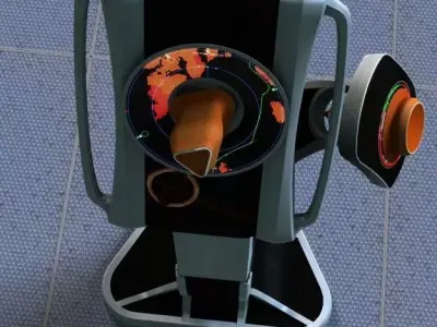 Telecommander steering post 3D model