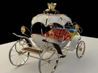 Chinese carriage 3D model