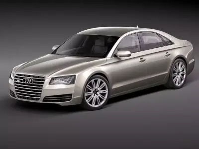 Audi A8 LED 2011 3D model