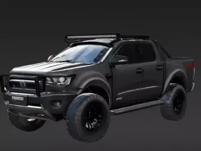 Ranger Baja Extreme Inspired Low-poly 3D model