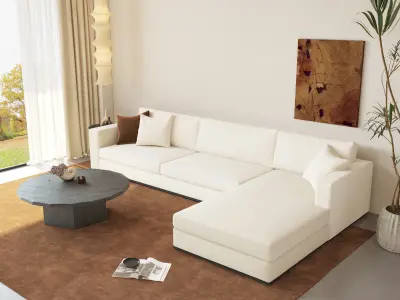 ndustrial Living Interior scene  3D model