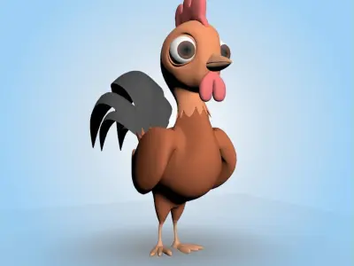 Rooster 3D model