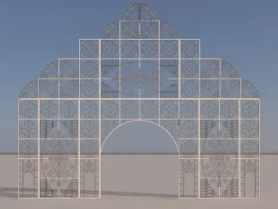 Iron Entry Facade 3D model