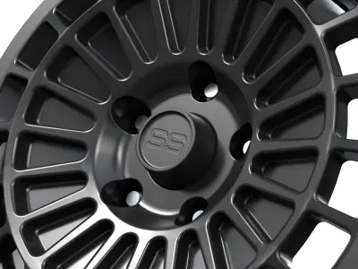 Gravel Asphalt Rim 15 Low-poly 3D model