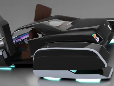 Bentley Brooklands 2055 Upgrd Free 3D model