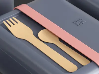 Decor Picnic Set thermos and container Set 49 3D model