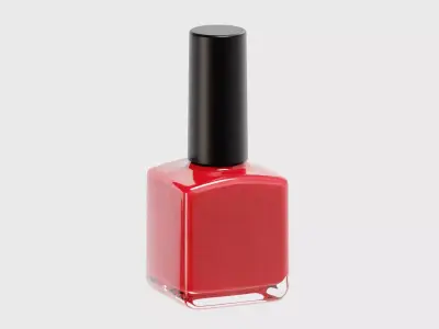 Nail Polish Bottle 01 Low-poly 3D model