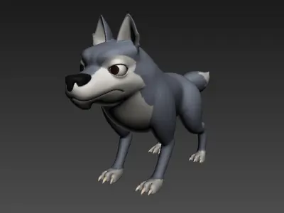 Wolf Character 3D model