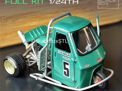 TURBO PROTO 3 wheeler FULL MODELKIT 1-24 3D print model