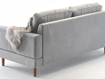 Capri sofa 183 cm 3D model