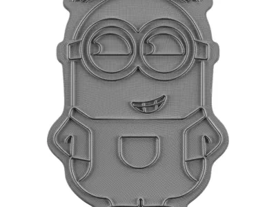 Minion Neon Sign 3D model