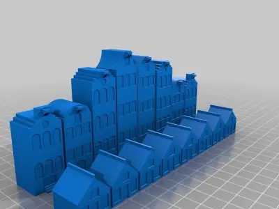 Amsterdam House Chess Free 3D print model