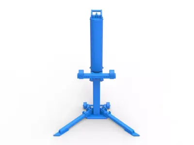 Bumper Jack for race car Scale 1 to 25 3D print model