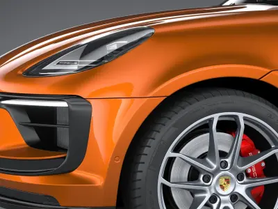 Porsche Macan S 2022 3D model