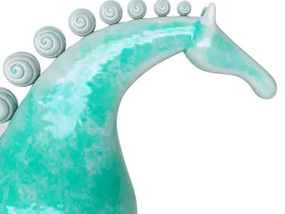pottery horse 2 3D model