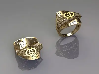 toturial ring 3D print model