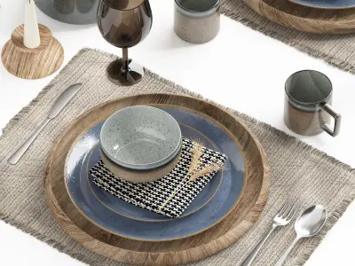 tableware set12 3D model