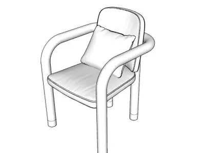 CHOP CHAIR 01 3D model