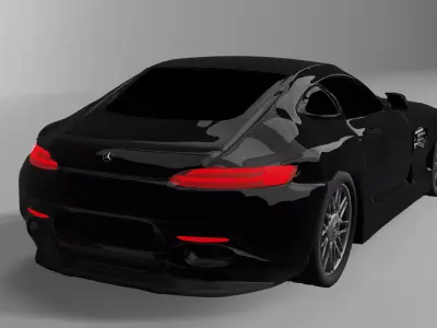 MERCEDES AMG GT coupe 3D model