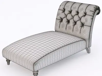 fairford leather sofa 3D model